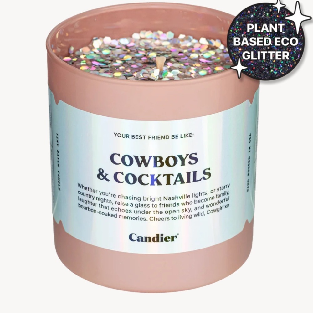 CANDIER COWBOYS & COCKTAILS Candle